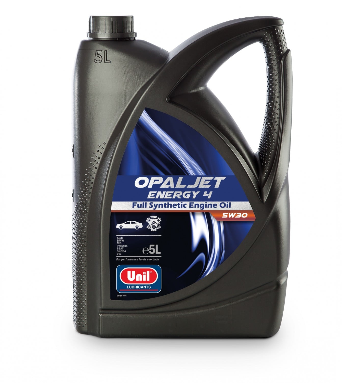 Opaljet Energy 4 5W30 - OPALJET ENERGY 4 5W30 is een hoogwaardige motorolie, 100% synthetisch, voor benzine-, diesel-, hybride of biobrandstofmotoren waarmee de olieverversingsintervallen sterk kunnen worden verlengd met inachtneming van de Euro 5- en 6-emissienormen.
