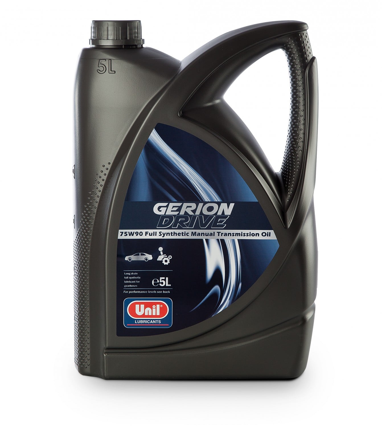 Gerion Drive 75W90/75W140 - LONG DRAIN olie, 100% synthetisch voor zwaar belaste versnellingsbakken en achterbruggen van industriële voertuigen en grondverzetmachines. Ideaal voor de vereenvoudiging van de bevoorrading van smeermiddelen.